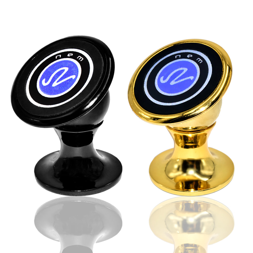 360 Degree Rotation Magnetic Phone Car Mount, Gold