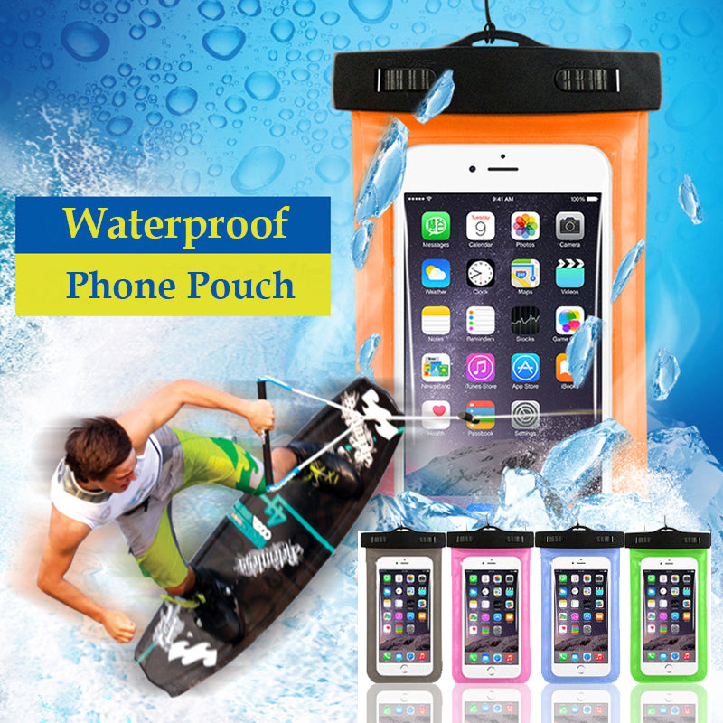 Universal Waterproof Durable Pouch Case - Great Jet ski/Boat Gift Phone Case Assortment Colors