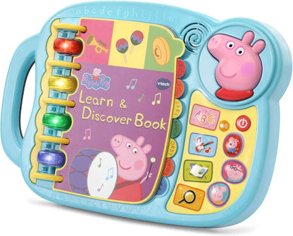 VTech Peppa Pig Learn and Discover Book , Blue