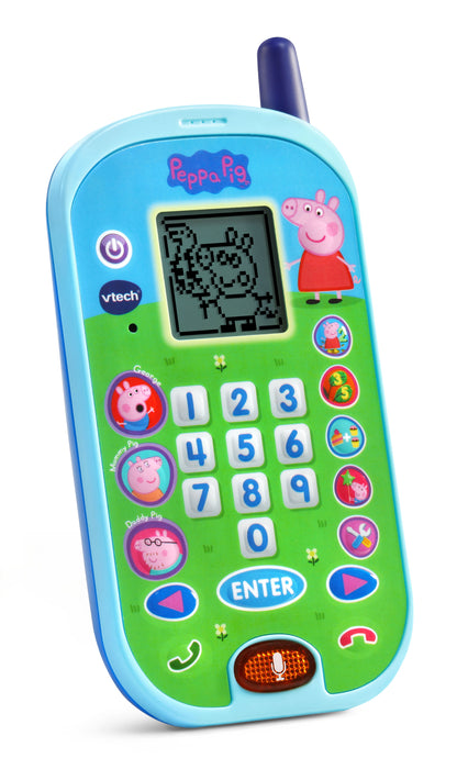 VTech Peppa Pig Let's Chat Learning Phone, Pretend Play Toy For Kids