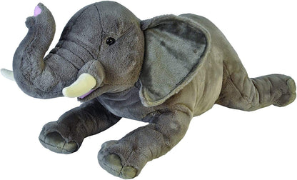 WILD REPUBLIC Jumbo Elephant Plush, Giant Stuffed Animal, Plush Toy, Gifts for Kids, 30 Inches