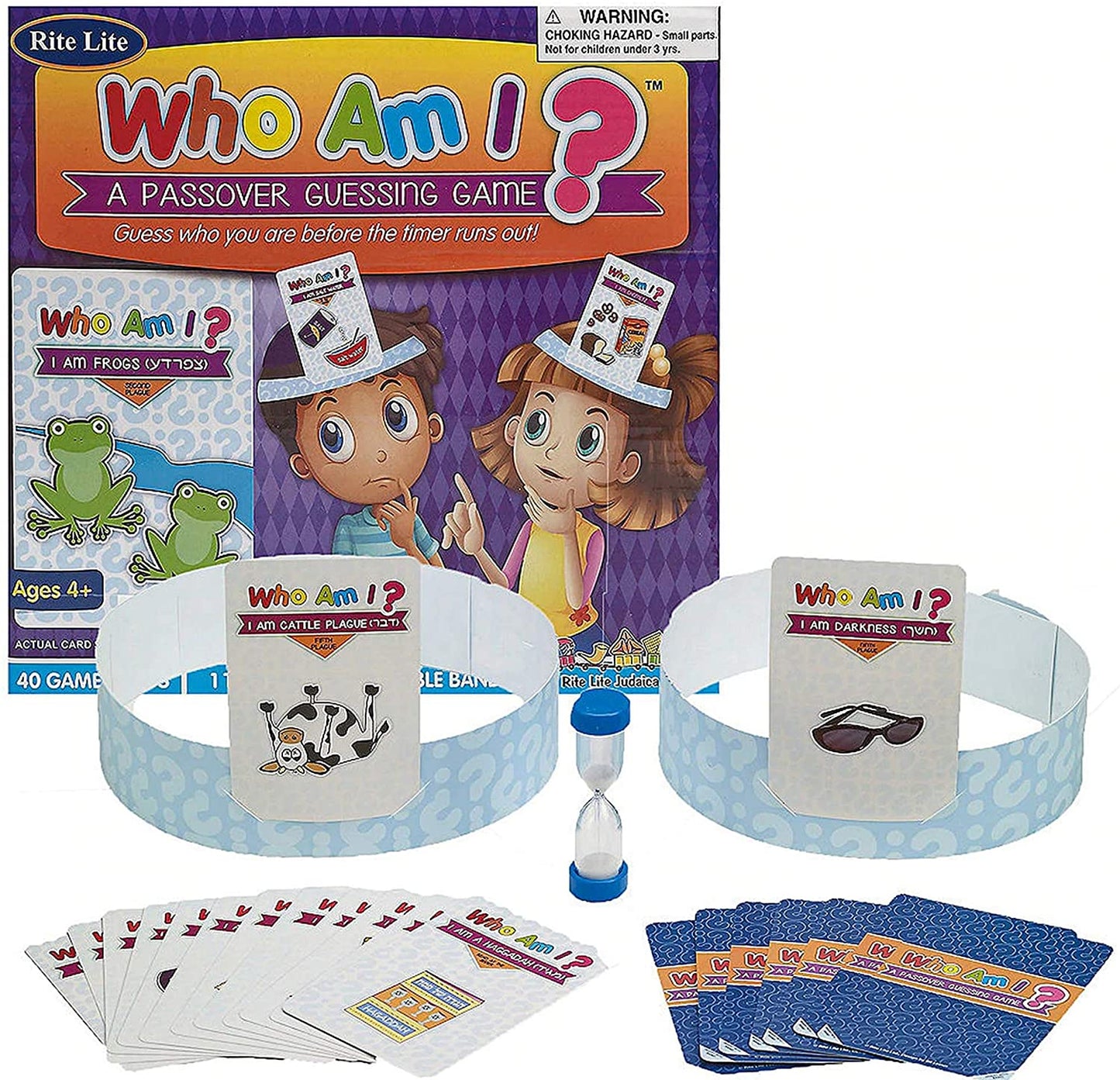 Rite Lite Who Am I? A Passover Headbands Cards Guessing Game