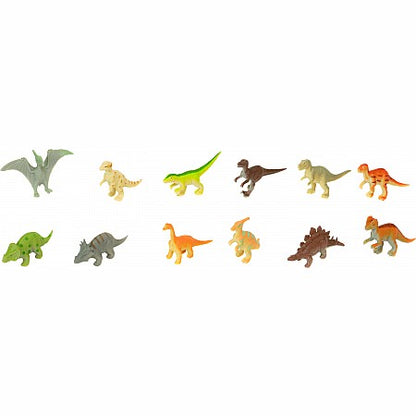 Wild Republic Dinosaur Animal Figurines Tube, Dinosaur Toys, T Rex, Triceratops, Velociraptor, Dilophosaurus, Stegosaurus, Brachiosaurus and More