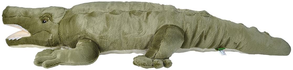 Wild Republic Jumbo Crocodile Giant Stuffed Animal, Plush Toy, Gifts for Kids, 30"