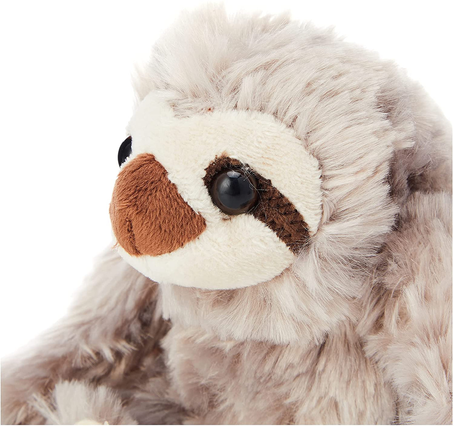 Wild Republic Pocketkins Sloth Stuffed Animal, Five Inches, Gift for Kids, Plush Toy, Fill is Spun Recycled Water Bottles, 5 inches