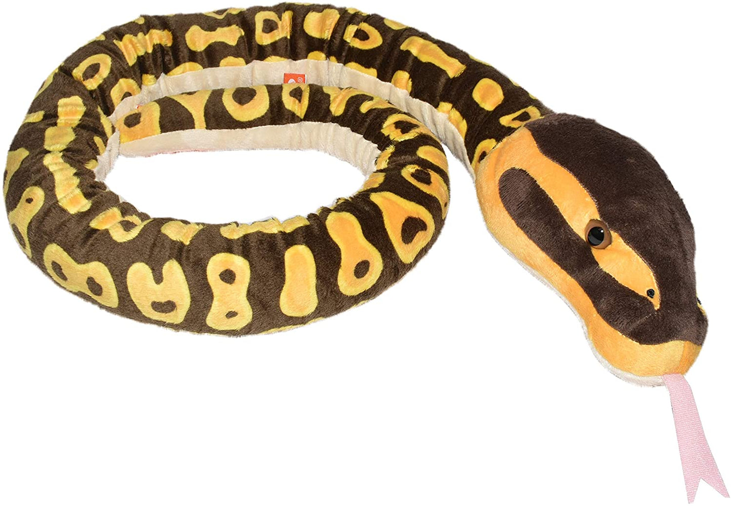 Wild Republic Snakes, Snake Plush, Stuffed Animal, Plush Toy, Gifts for Kids, Ball Python, 54"