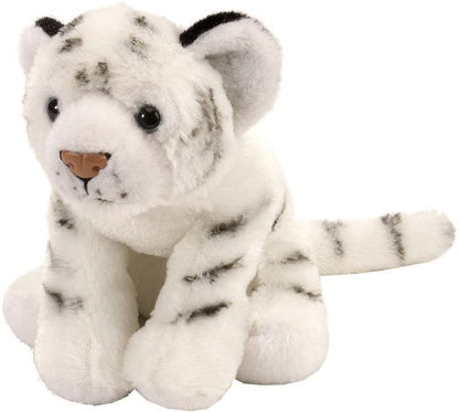 Wild Republic White Tiger Plush, Stuffed Animal, Plush Toy, Gifts for Kids, Cuddlekins 8 Inches, Multicolor