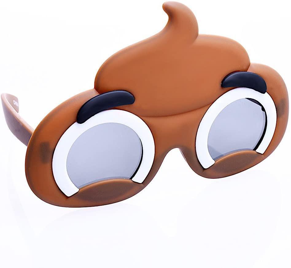Sun-Staches Costume Sunglasses Emoji Lil' Characters Poop Party Favors UV400