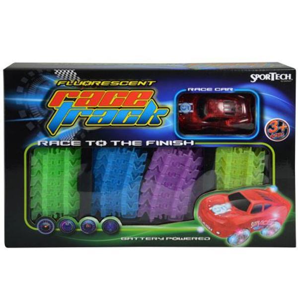 Sport Tech 73 Piece Glow Tracks with Light up Car