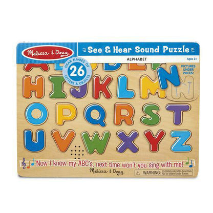 Melissa & Doug Alphabet Sound Puzzle - 26 Pieces
