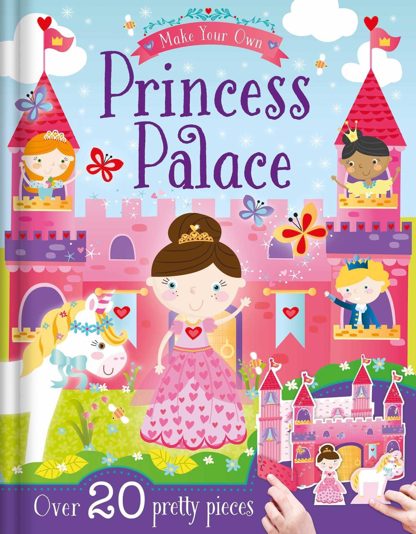 Make Your Own Princess Palace Board book - build Your Own Princess Palace, Interactive Book (20 piece)