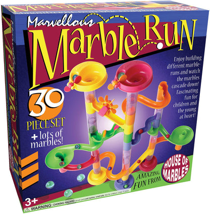 House of Marbles Marvellous Marble Run Toy , Fascinating dexterity and imagination fun for children (30-Piece)