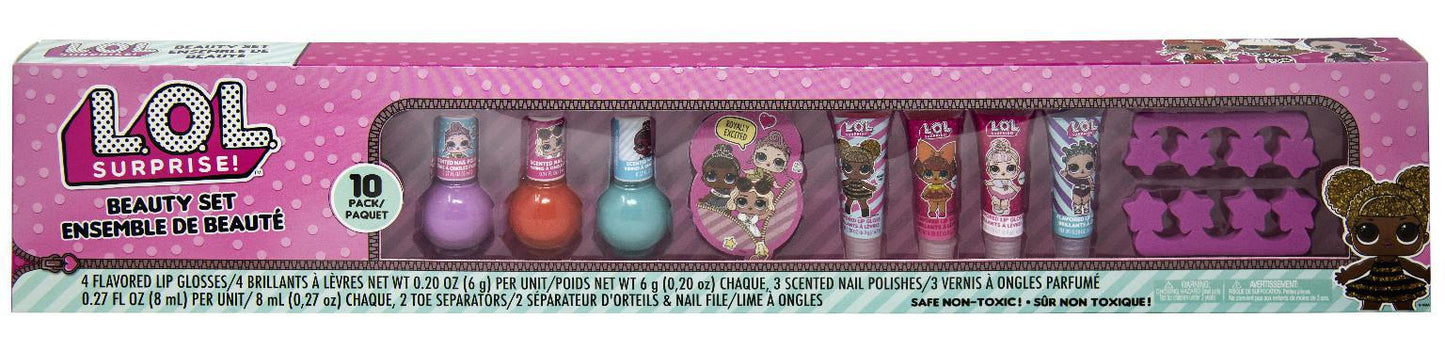 L.O.L Surprise 10 Pieces Complete Beauty Set for Kids Girls(+3 years) 2020