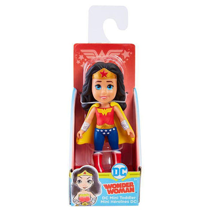 DC Mini Super Hero 3" Mini Figure Poseable Assortment: Bumble Bee, Poison Ivy, Super Girl, Bat Girl, Harley Quinn, Wonder Woman, Girls Toddler Gifts