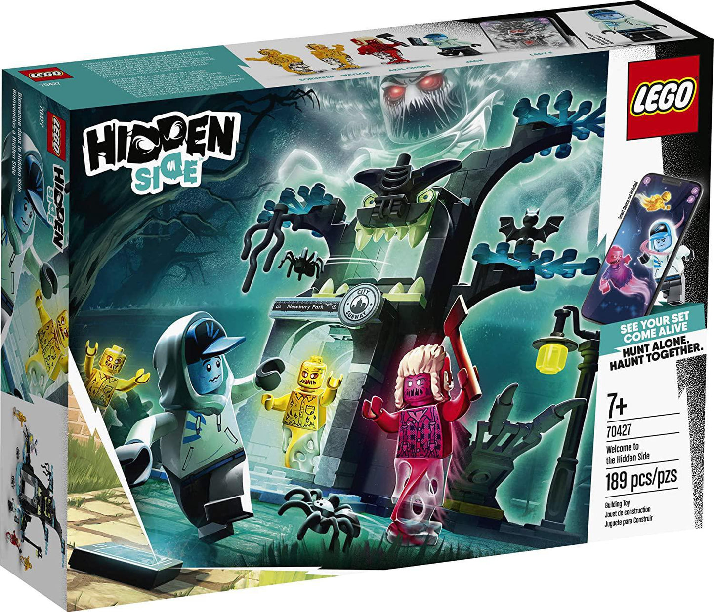 LEGO Welcome to The Hidden Side 70427 Ghost Toy, Cool Augmented Reality Play Experience for Kids, New 2020 (189 Pieces)