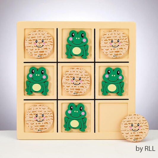 Jewish Passover Tic Tac Toad Wood Game- Provides hours of endless Passover fun!