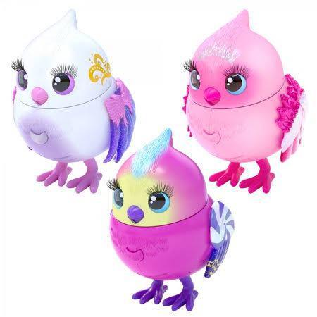 Little Live Pets Bird Pet - Tiara Tweets, Tweeterina - Interactive Pretend Play Bird Doll Toy with Sound