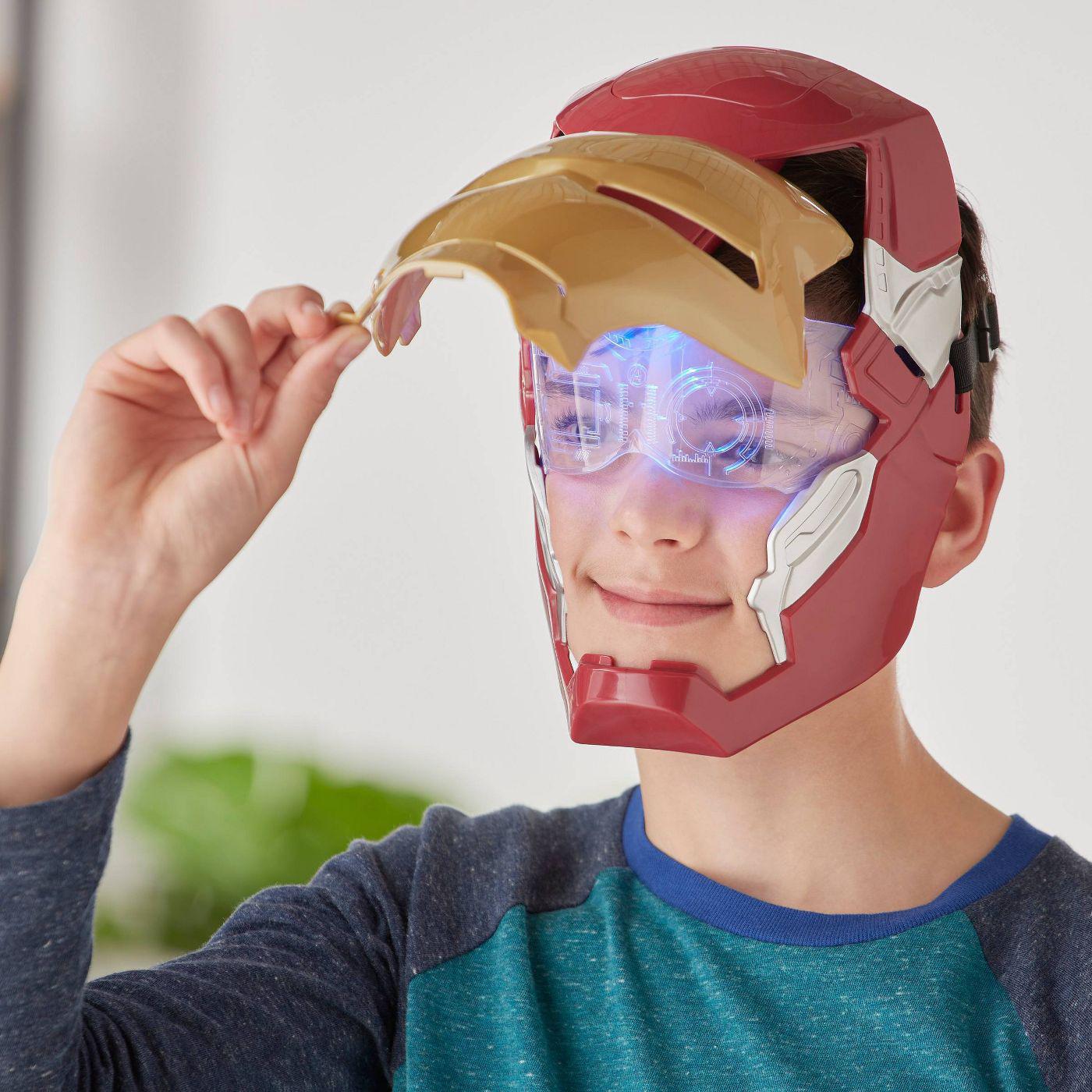 Avengers Marvel Iron Man Flip FX Mask with Flip-Activated Light Effects