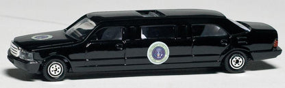 Presidential Limousine Diecast Car Die Cast Toy, 1/64 Scale