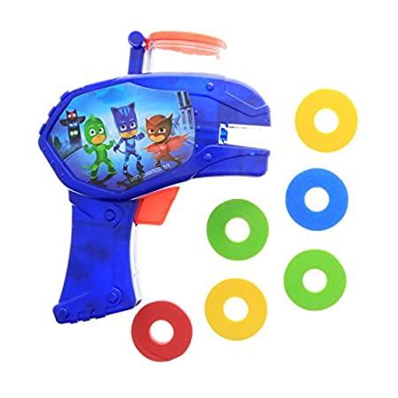 PJ Masks Foam Disc Launcher, Blue, Red, Yellow, Green Feature Blaster Disc Shooter!