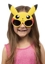 Sun-Staches Official Pokemon Pikachu Lil' Characters Kids Sunglasses , Yellow, Black, Red, One Size (SG3457)