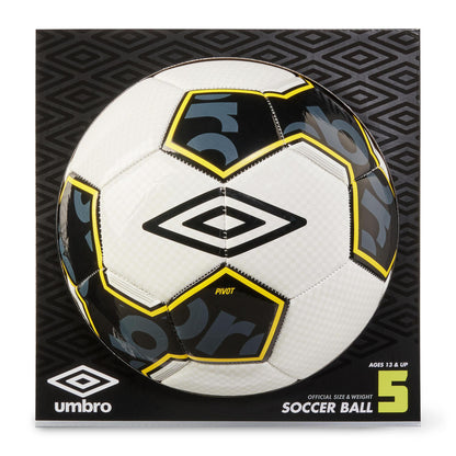 Umbro Pivot Soccer Ball for Training, Recreation, Practice, High Performance, Classic with Sizes 4,5 for Different Ages