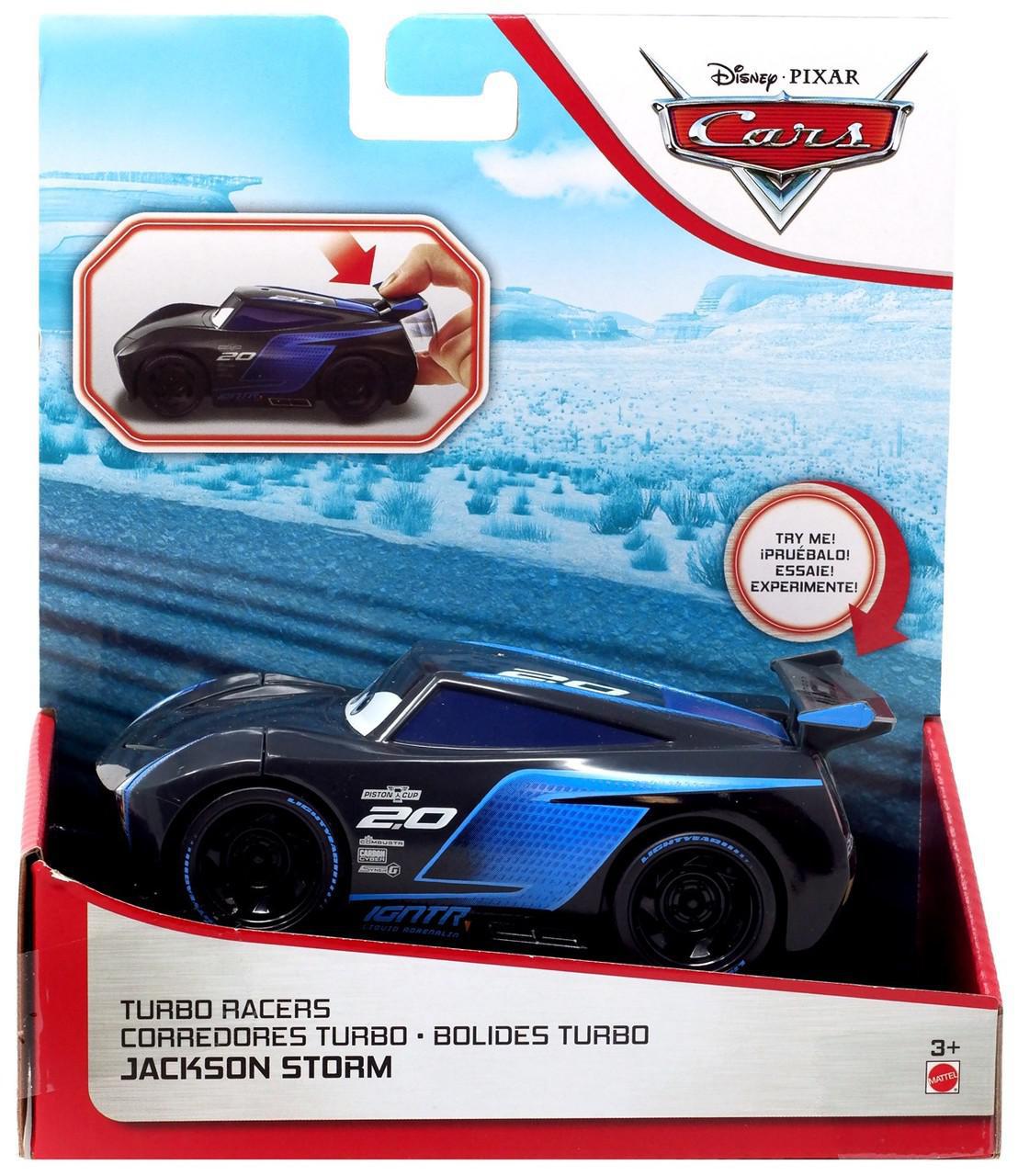 Disney Pixar Cars Cars 3 Turbo Racers - Includes Lightning McQueen, Dinoco Cruz Ramirez, Jackson Storm and Danny Swervez