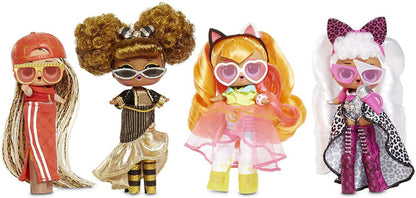 L.O.L. Surprise! JK Mini Fashion Dolls with 15 Surprises -  Pick From Queen Bee, Neon Q.T. and JK Diva