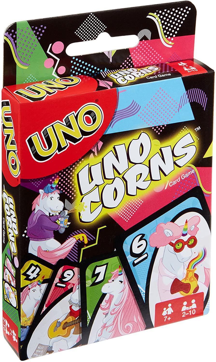 UNO: UNOcorns - Playing Card Game, Colorful Unicorns! - Includes 112 Cards, For 2 to 10 Players, Ages 7