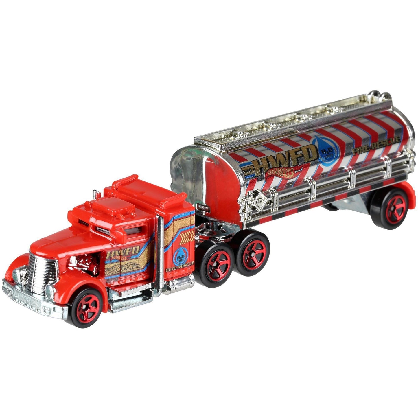 HOT WHEELS Track Trucks Die-Cast Vehicles Cabs and Trailers - Random Style Pick