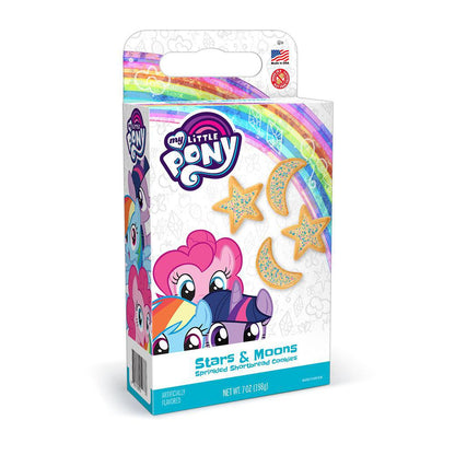 My Little Pony Stars and Moons With Sprinkles Shortbread Cookies Cuboid Box (Kosher)