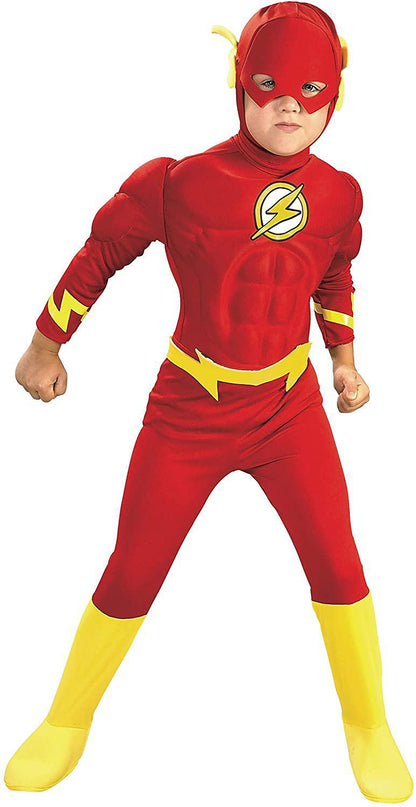Rubie's DC Comics Deluxe Muscle Chest The Flash Child's Kids Costume