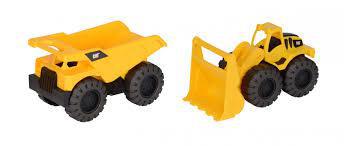 Cat Motorized Trucks & Cat Mini Worker 2 Pack Toy