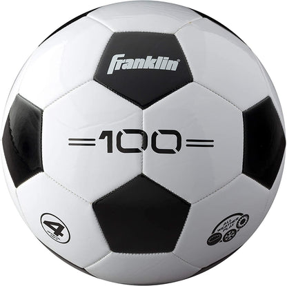 Franklin 6783 Competition 100 Size 4 Soccer Ball -Black