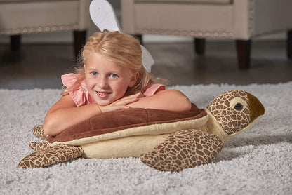 Wild Republic Jumbo Sea Turtle Plush, Giant Stuffed Animal, Plush Toy, Gifts for Kids, 30 Inches