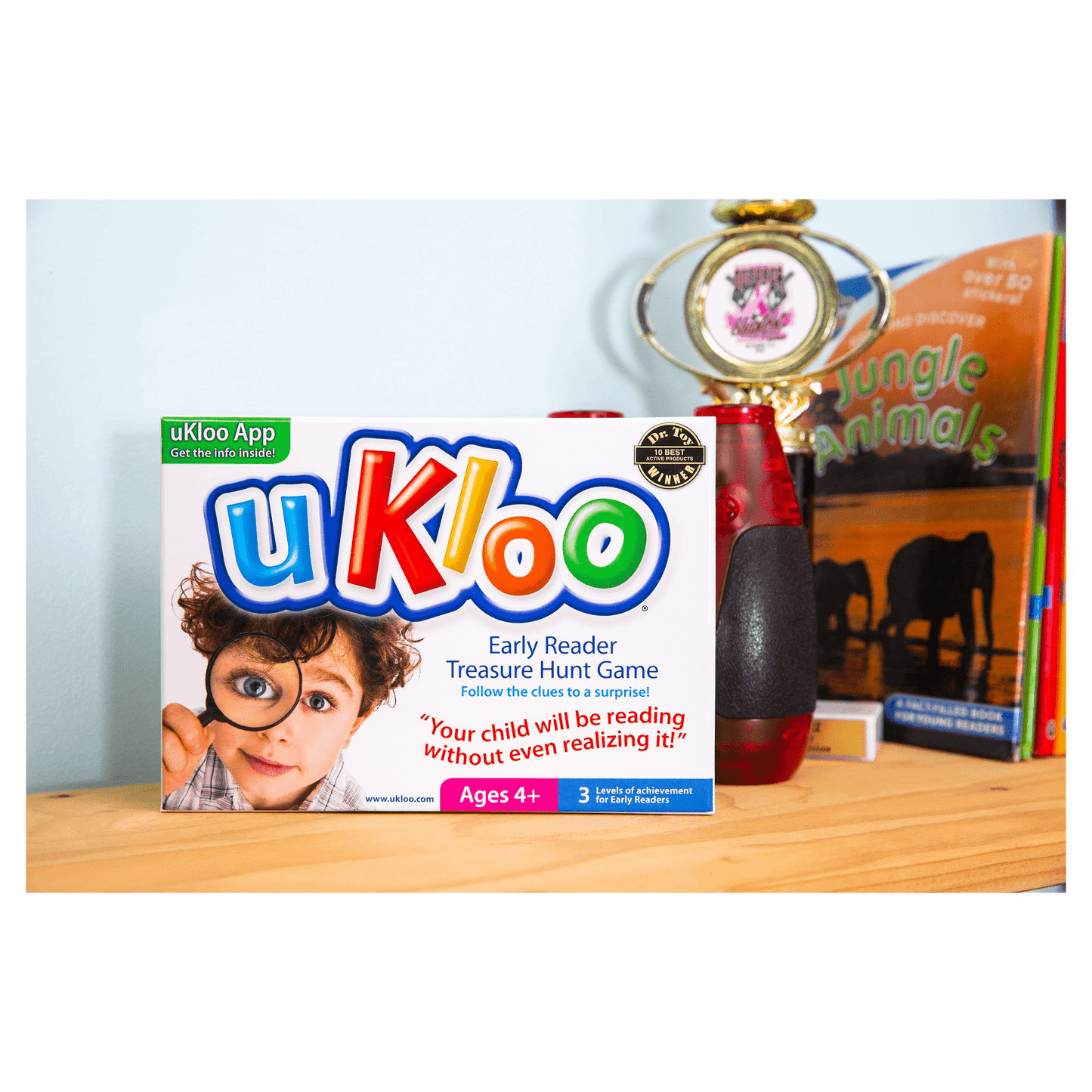 uKloo Early Reader Treasure Hunt Game - Builds Confidence, Promotes Independent Learning and Play