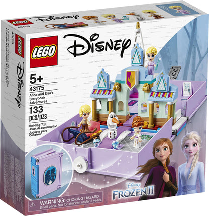 LEGO Disney 43175 Anna and Elsa’s Storybook Adventures Creative Building Kit (133 Pieces)