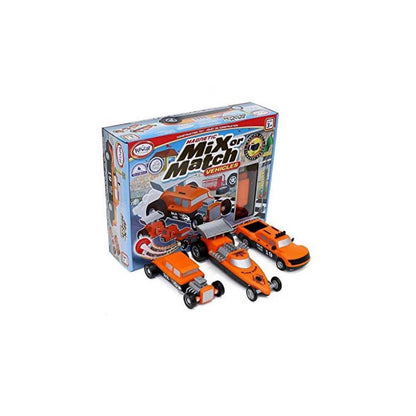 Mix or Match Magnetic Racing Vehicles Set- Toy Sense