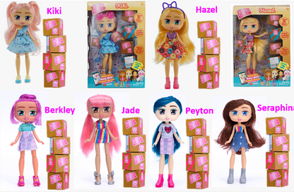 Boxy Girls Season 2,3 Assortment (814IT Kiki, 788IT Hazel, 1392 Peyton, 1394 Berkley, 1396 Jade & 1398 Seraphina) 1Pcs
