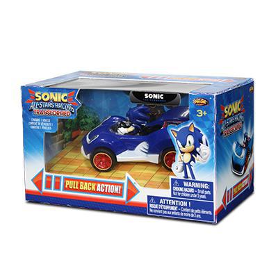Sonic The Hedgehog All Stars Racing Pull Back Action Vehicle, The Best Sonic Toy Gift For Sonic Fans