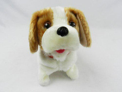 Flip Over Puppy Battery Operated Dog With Walking, Sitting, Barking  Functions-Plush Cute Little Dog-Great Gift for Pet Loving & Toddlers