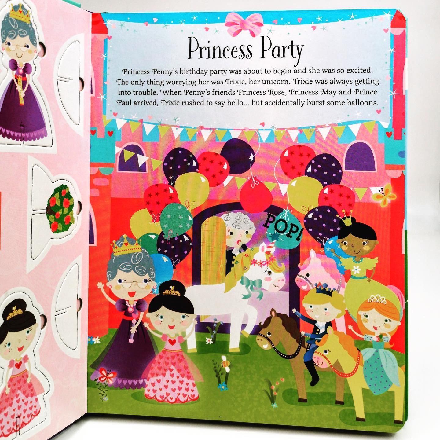 Make Your Own Princess Palace Board book - build Your Own Princess Palace, Interactive Book (20 piece)