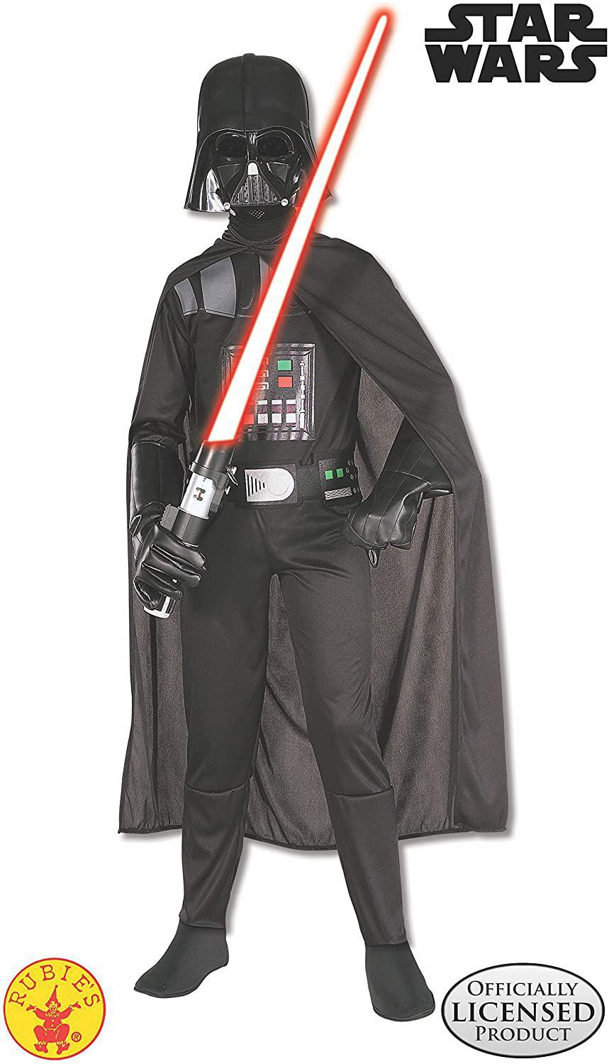 Rubie's Star Wars Child's Darth Vader Kids Costume, Black