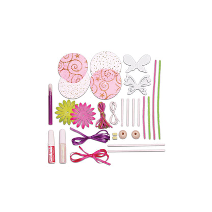 Creativity For Kids Sweet Fairies 1987000 - Sweet Fairies mini Kit lets kids turn wooden beads, Perfect for parties