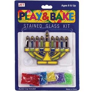 Jewish Educational Toys Play & Bake Menorah With Colored Beads