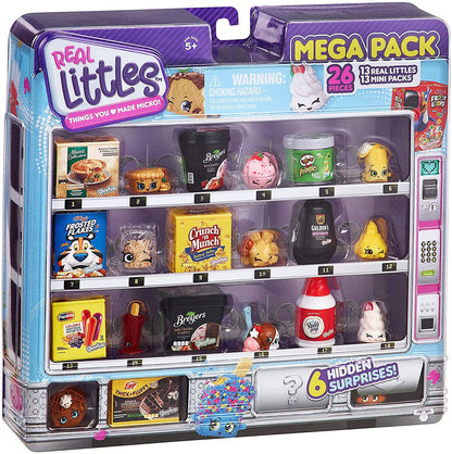 Shopkins Pretend Play Real Littles Mega Pack, 13 Real Littles and 13 Real Mini Packs (26 Total Pieces)