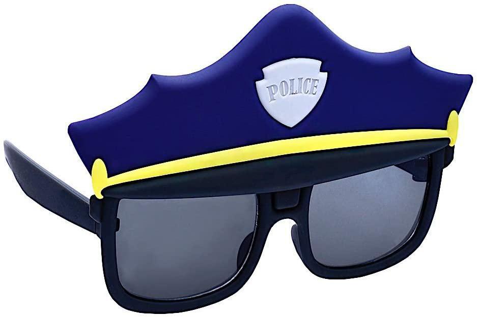 Sun-Staches Lil' Characters Police Cap Sunglasses