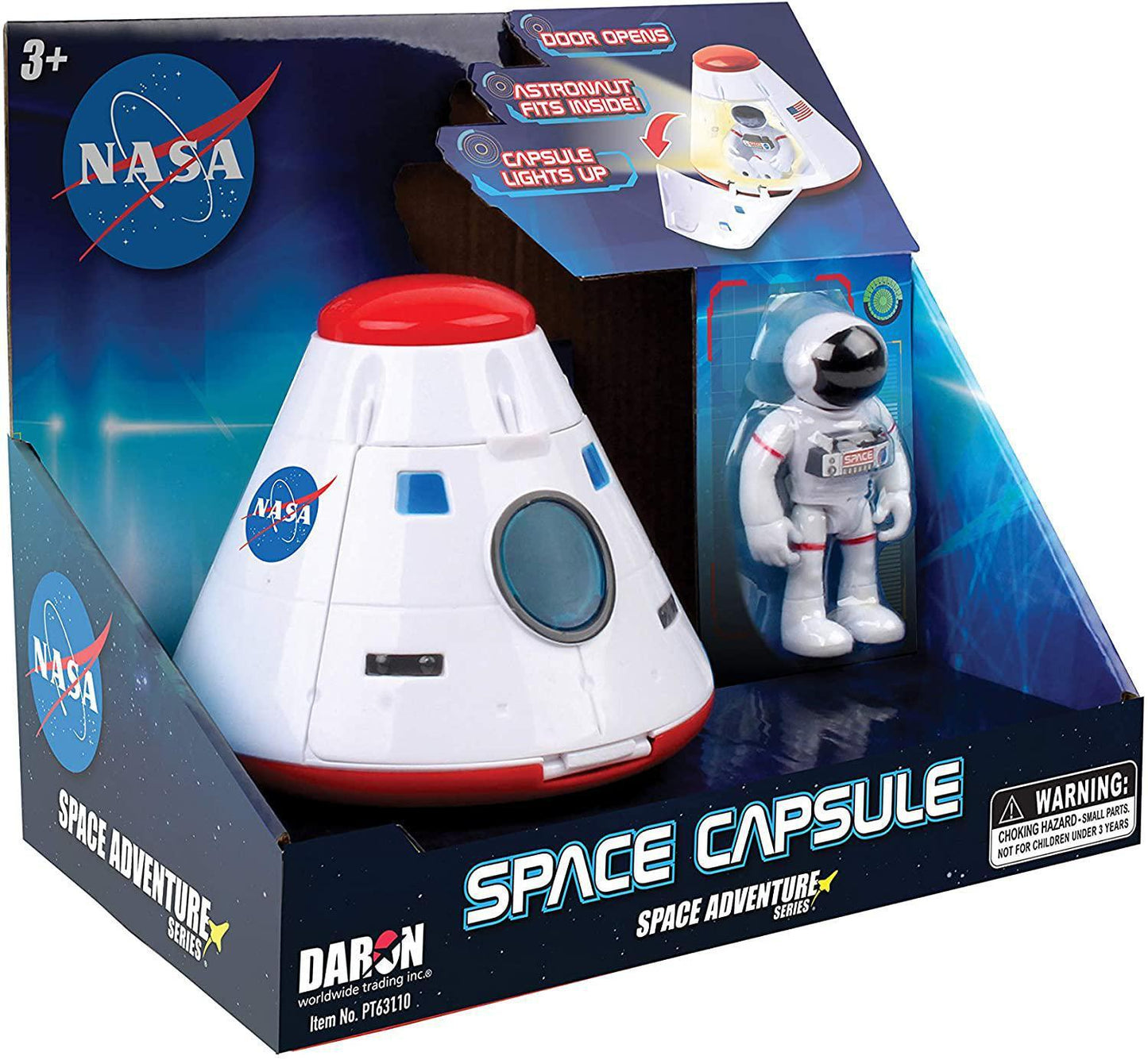 NASA Space Adventure Series: Space Capsule with Lights & Figurine