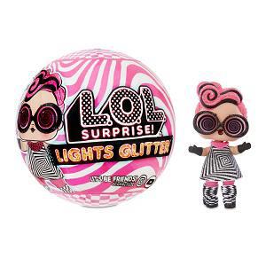 L.O.L. Surprise! Lights Glitter Doll with 8 Surprises Including Black Light LOL Surprises
