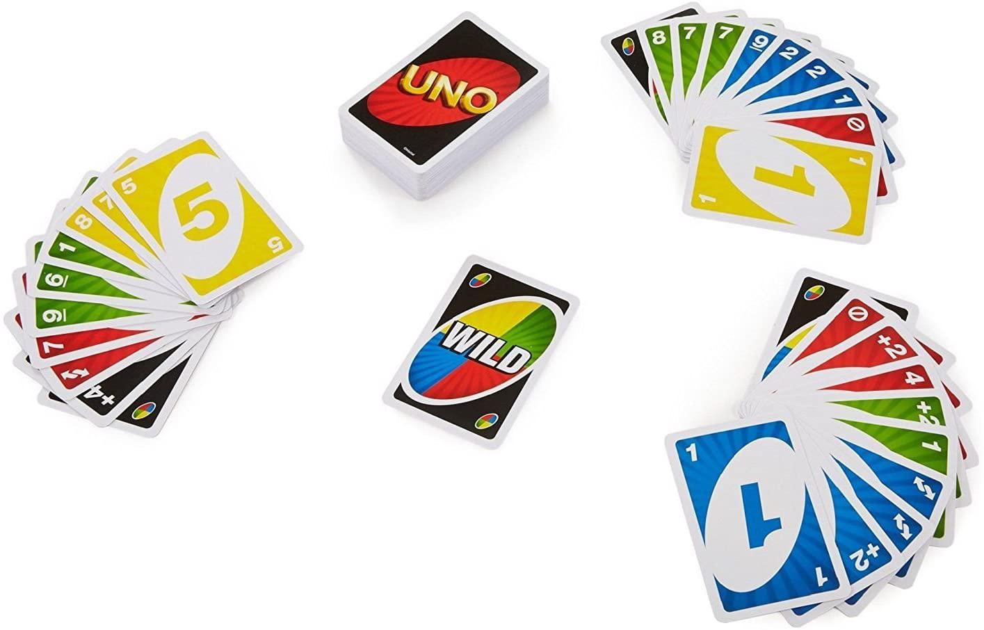 Mattel Games UNO Card Game Customizable with Wild Cards (42003)